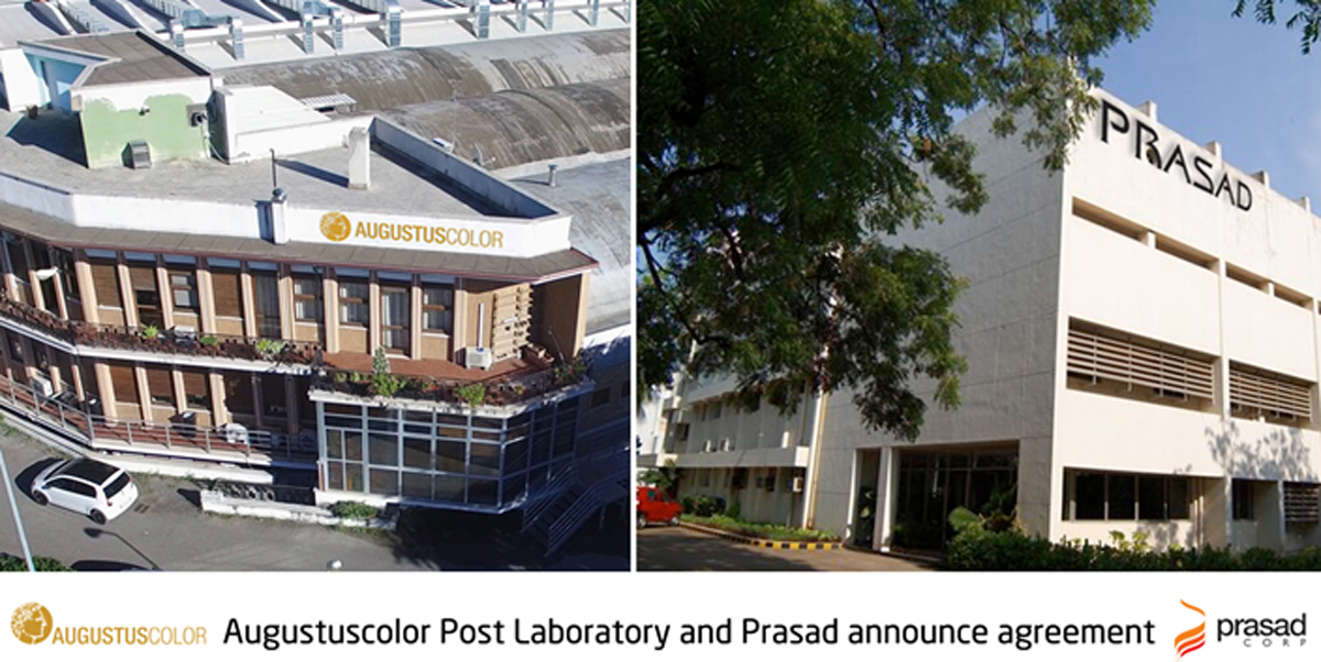 Augustuscolor Post Laboratory and Prasad Announce Agreement